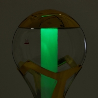 Башня пивная &laquo;Шар&raquo;, 3 л, ёмкость для льда, подсветка, пластик, золотистый