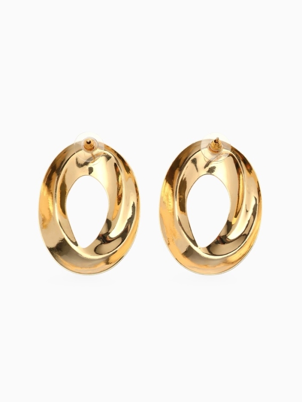 Серьги металл &laquo;Кольца&raquo; сфера, цвет золото