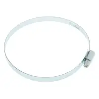 Хомут оцинкованный ZEIN engr, несквозная просечка, диаметр 91-114 мм, ширина 9 мм