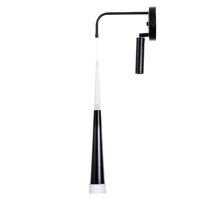 Бра "Клео" LED 8+5Вт 3000-6000К черный 15х15х30см