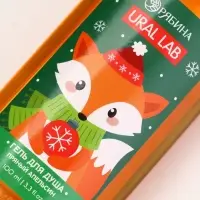 Гель для душа новогодний, аромат: пряный апельсин, 100 мл, Ural Lab