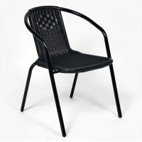 Набор садовой мебели: Стол 120 х 90 х 72 и 4 стула черного цвета Набор садовой мебели: Стол 120 х 90 х 72 и 4 стула черного цвета