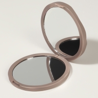 Зеркало складное &laquo;Волны&raquo;, d = 7,5 см, цвет матовый бежевый