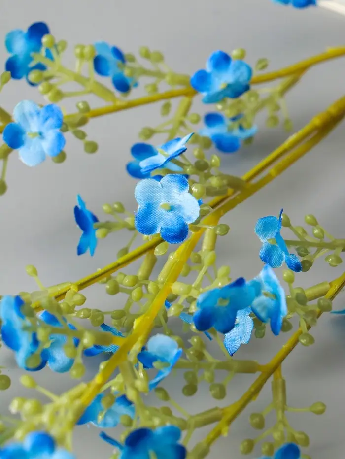 Цветы искусственные "Вероника Георгия" 92 см, голубой