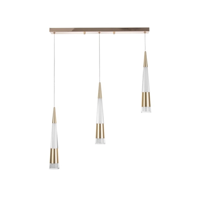 Светильник BayerLux "Галассия" 3хLED 9Вт золото 50х3,2х32-182120 см