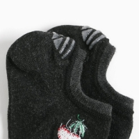 Носки женские укороченные MINAKU "Вишня" цвет серый, р-р 36-39 (23-25 см) 7488411 Носки женские укороченные MINAKU "Вишня" цвет серый, р-р 36-39 (23-25 см) 7488411