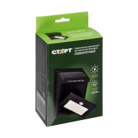 Светильник на солнечной батарее "СТАРТ", 10x5x13 см, 20LED, IP65, поворотный, БЕЛЫЙ Светильник на солнечной батарее "СТАРТ", 10x5x13 см, 20LED, IP65, поворотный, БЕЛЫЙ