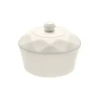 Сахарница Diamante Bianco, белая