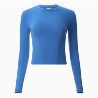 Лонгслив женский MINAKU: Basic line, цвет электро, размер 42 Лонгслив женский MINAKU: Basic line, цвет электро, размер 42