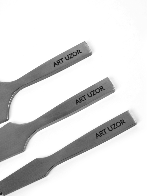 Набор пробойников строчных француз шов для кожи(3шт цена за наб)шаг 3,85мм сталь АУ