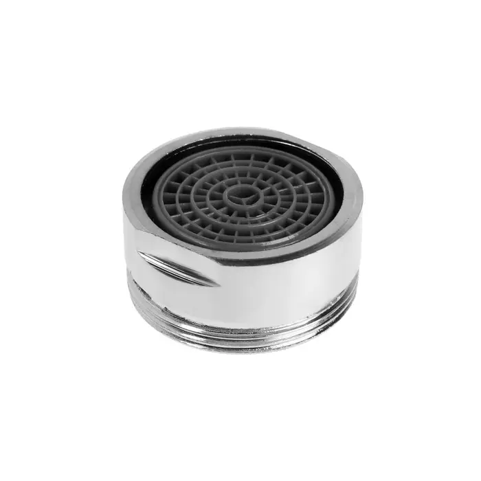 Аэратор ZEIN, наружная резьба, d= 24 мм, сетка пластик, корпус металл, хром БЕЗ ПРОКЛАДОК