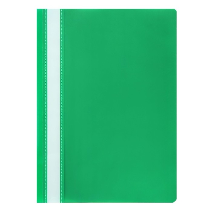 Набор папок-скоросшивателей А4, 5 штук, Calligrata, 180 мкм, с прозрачным верхом, МИКС