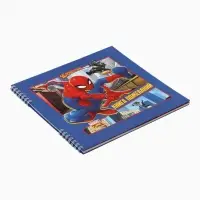 Книга пожеланий на пружине, 21,7х21 см, Человек-паук