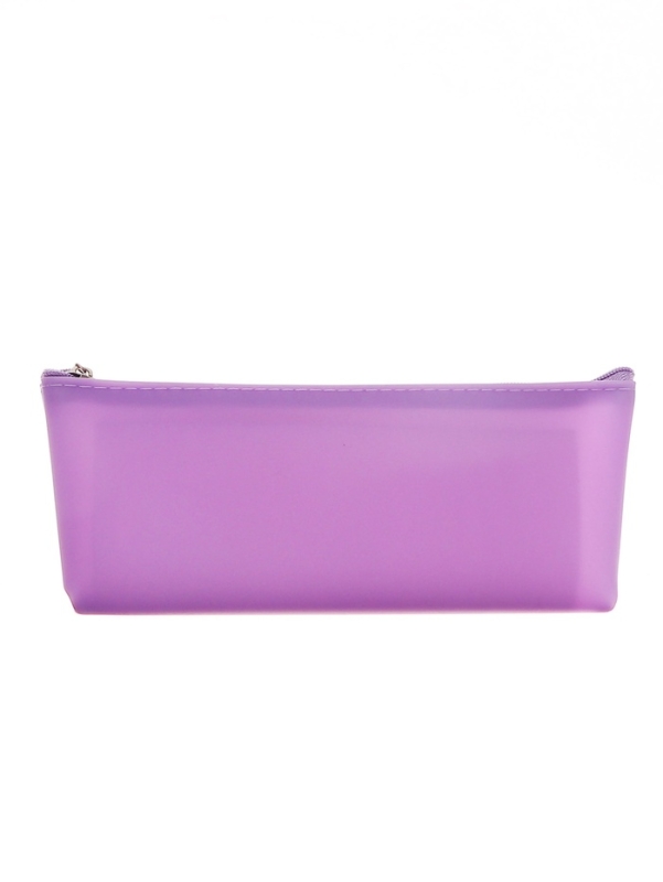 Пенал школьный на молнии Зоопарк  Фиолетовый