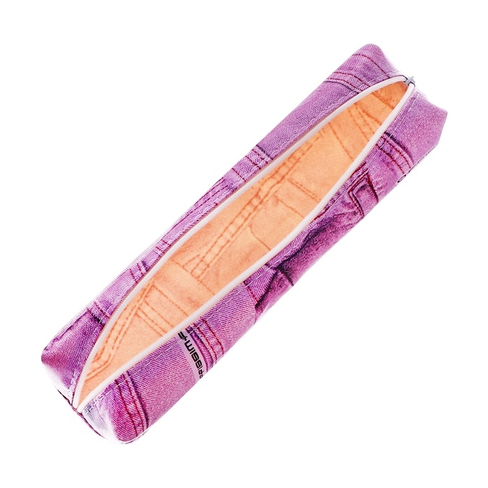 Пенал школьный &laquo;Джинс&raquo;, на молнии, МИКС