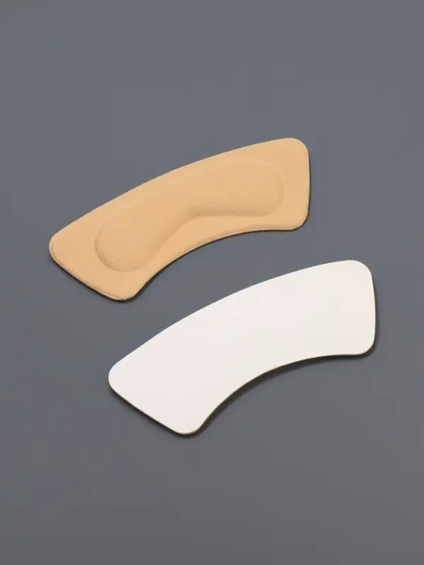 Пяткоудерживатели для обуви, на клеевой основе, 10&times;3.5 см, пара, бежевые