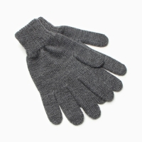 Перчатки женские, цвет тёмно-серый, размер 18 Перчатки женские, цвет тёмно-серый, размер 18
