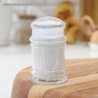 Зубочистки пластиковые, 190-200 шт., с щеточкой для удаления зубного налета