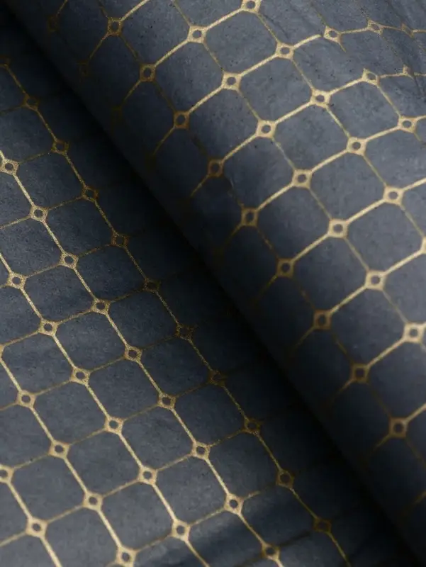 Бумага упаковочная тишью, &laquo;Шарм&raquo;, чёрный, 50 см &times; 70 см 17 грамм