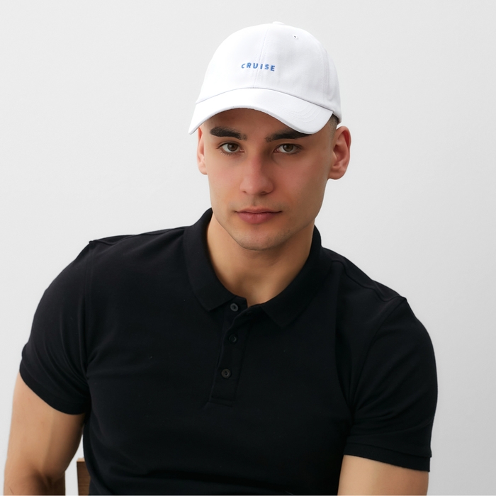 Кепка MINAKU "Cruise", цвет белый, размер 54-56