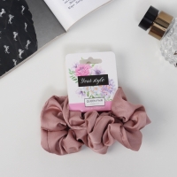 Резинка для волос "Орбита" (набор 2 шт) Ариадна классик, 10 см, розовый