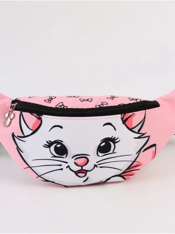 Сумка поясная детская для девочки &laquo;Кошечка&raquo;, 25&times;6&times;13 см