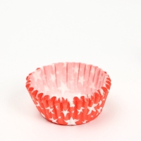 Форма для выпечки "Звезды" красная, 3,5 х 2 см набор 300шт  701102