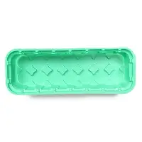 Мини-парник для рассады, 35&times;13&times;11 см, 24 ячейки под таблетки для рассады d=4 см, пластик, Greengo