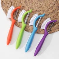 Овощечистка &laquo;Сарбо&raquo;, с щёткой, 18,5&times;5 см, цвет МИКС