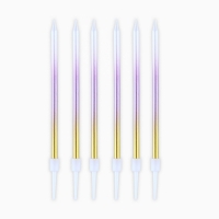 Свечи для торта &laquo;Make a wish&raquo;, 6 шт., 13 х 0,5 см