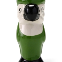Стакан для коктейлей "Тики", зеленый попугай, керамика