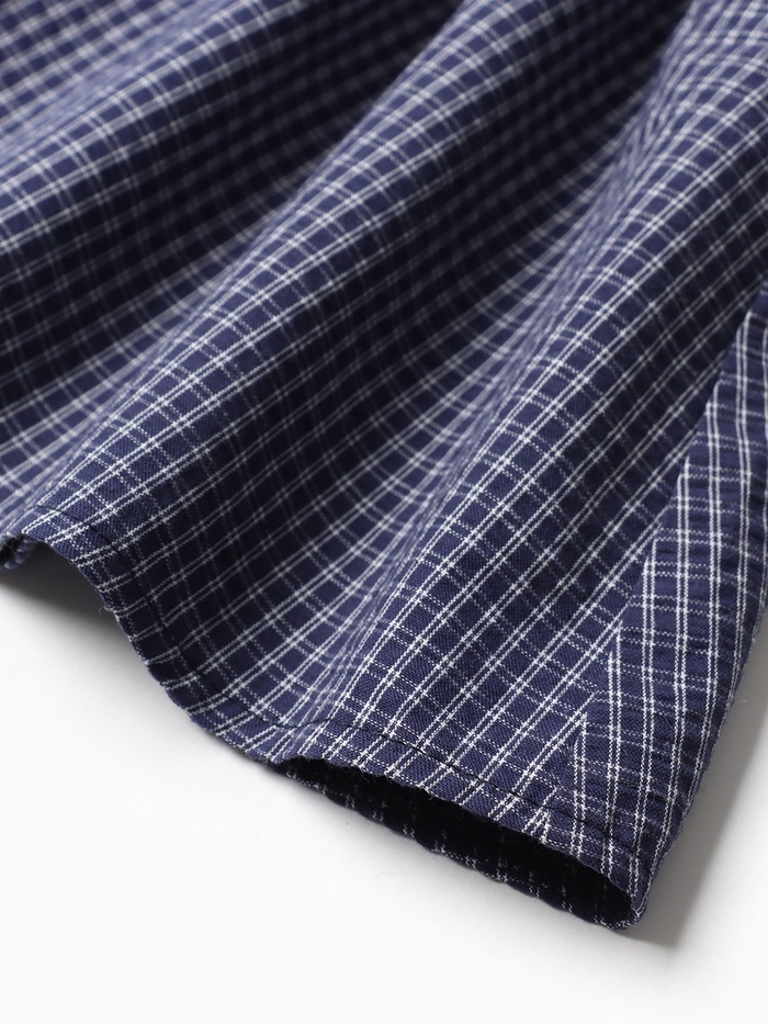 Платье Крошка Я "Клетка", рост 74-80, синий