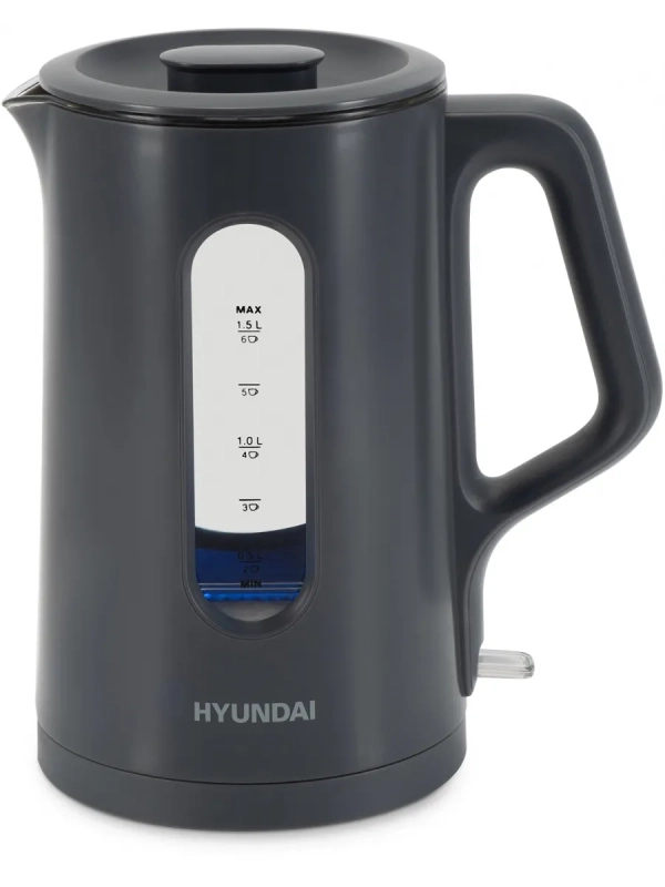 Чайник HYK-G4508 1.5л. 1700Вт серый