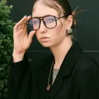 Серьги металл "Дуга" тренд, цвет золото