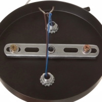 Люстра "Лайма" 2хЕ27 40Вт черно-хромовый 50х15х24 см