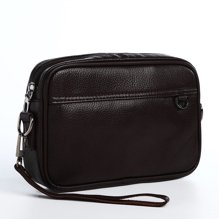 Сумка мужская через плечо, искусственная кожа, цвет коричневый Сумка мужская через плечо, искусственная кожа, цвет коричневый