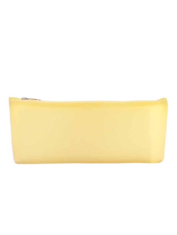 Пенал школьный на молнии Зоопарк  Жёлтый