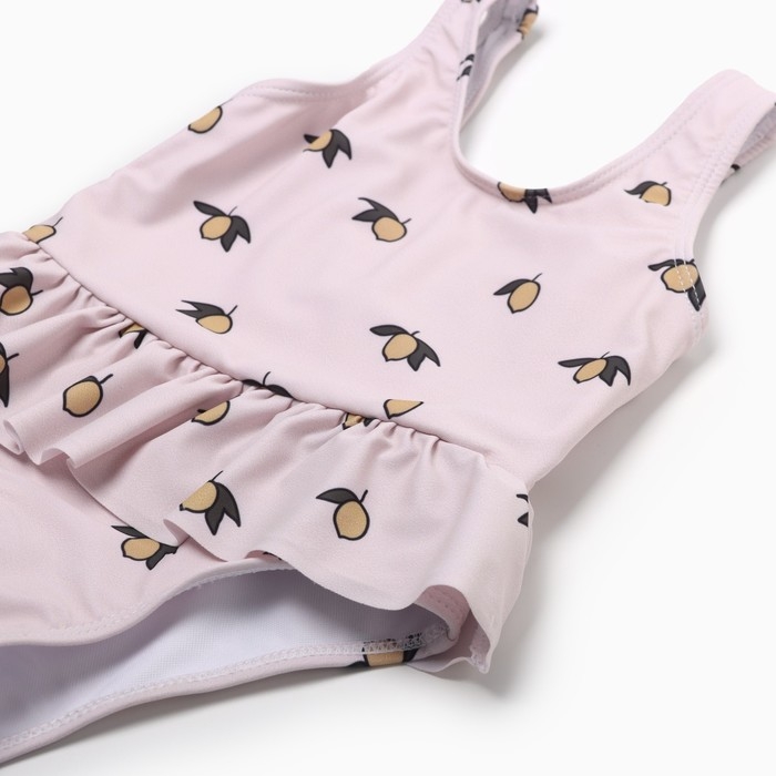 Купальник слитный детский MINAKU с рюшами, рост 110-116 см