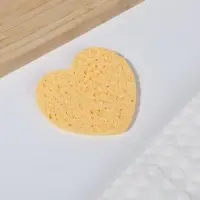 Спонж для умывания &laquo;Сердце&raquo;, 8.5&times;7.5 см, МИКС