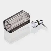 Набор для ванной "Кристалл" 4 предмета (дозатор, 2 стакана, мыльница)