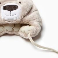 Шапка детская, цвет коричневый, размер 42