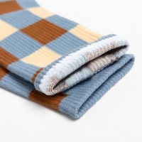 Носки MINAKU цвет синий/бежевый, размер 36-41 (23-27 см) Носки MINAKU цвет синий/бежевый, размер 36-41 (23-27 см)