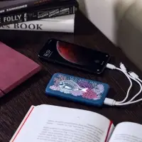 Аккумулятор Uniscend Starry с подсветкой, 5000 мАч, синий