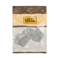 Набор комплектующих к плинтусу для столешницы "Идеал" Металлик серебристый Глянцевый