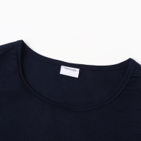 Блузка для девочки, MINAKU, тёмно-синяя, рост 128 см