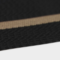 Салфетка сервировочная на стол Доляна &laquo;Рона&raquo;, 45&times;30 см, цвет чёрный