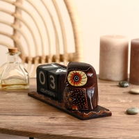 Календарь настольный дерево "Сова красавица"МИКС 22х7х11 см Календарь настольный дерево "Сова красавица"МИКС 22х7х11 см