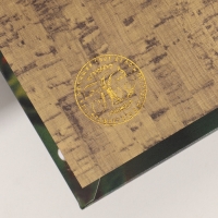 Сейф-книга дерево кожзам "Птицы. Колибри" 21х13х5 см