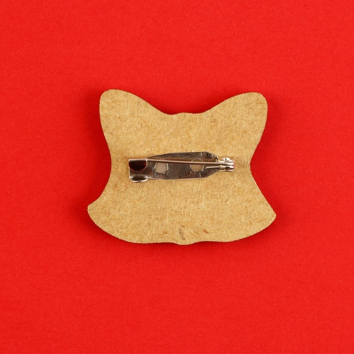 Значок талисман &laquo;Лиса&raquo;, 3,5 х 3,3 см.