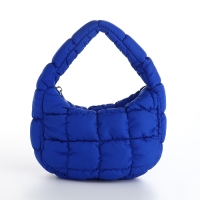 Сумка молодёжная на молнии, цвет синий